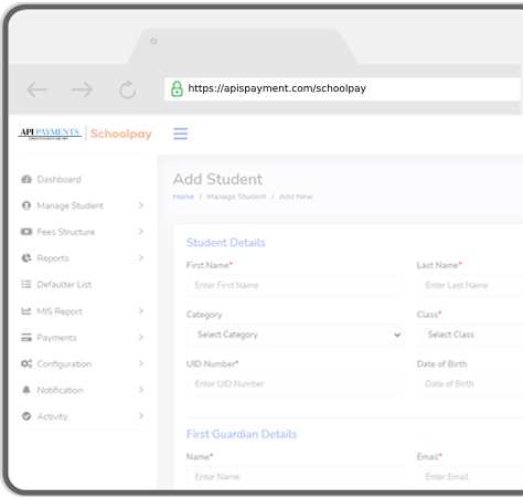 Apispayment Schoolpay Platform